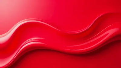 Abstract Red Liquid Wave Background