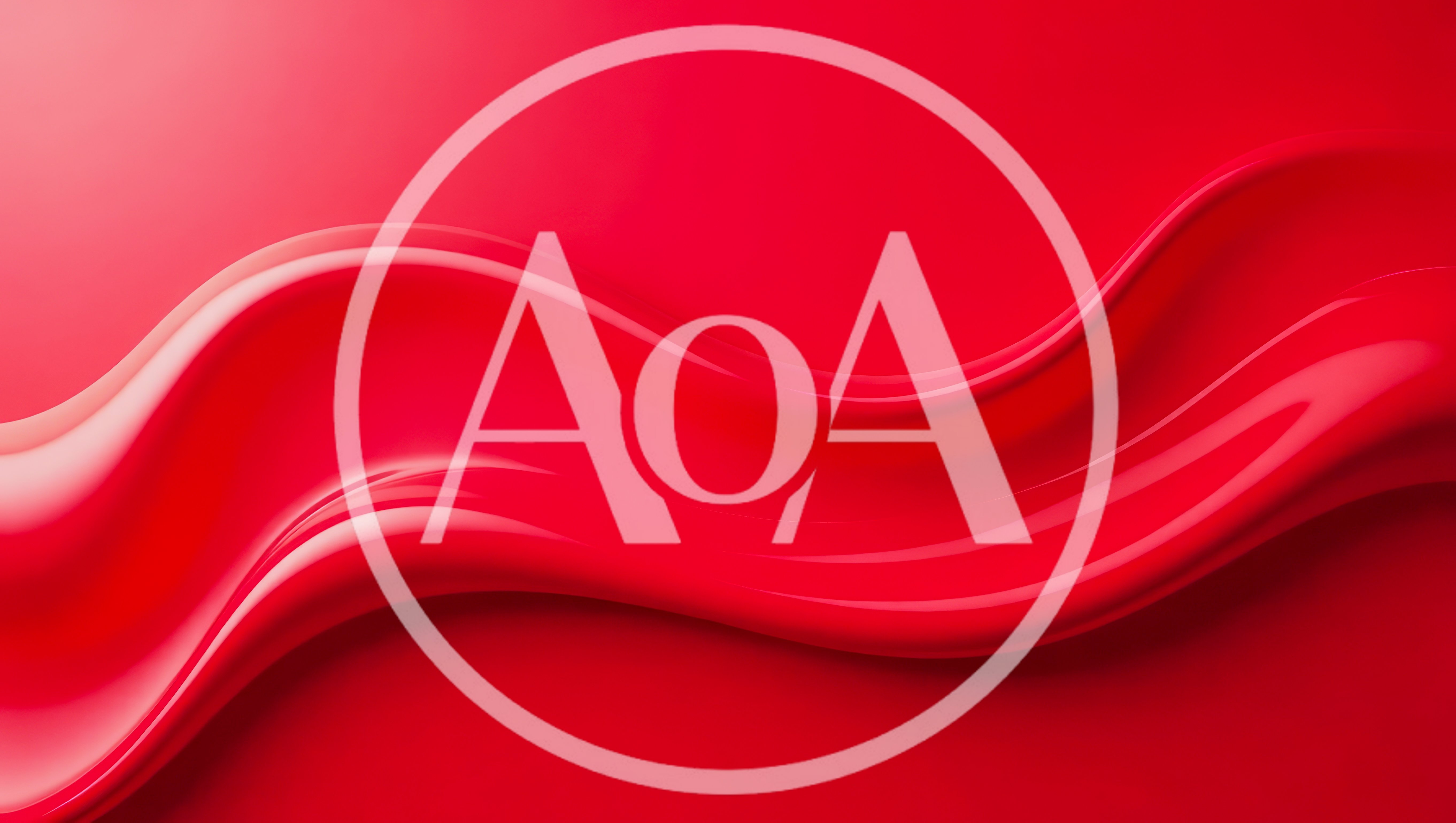 Abstract Red Liquid Wave Background