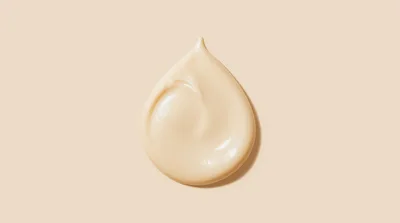Creamy Beige Cosmetic Product Swatch Drop
