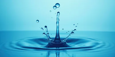 Water Drop Impact Creating A Crown Splash