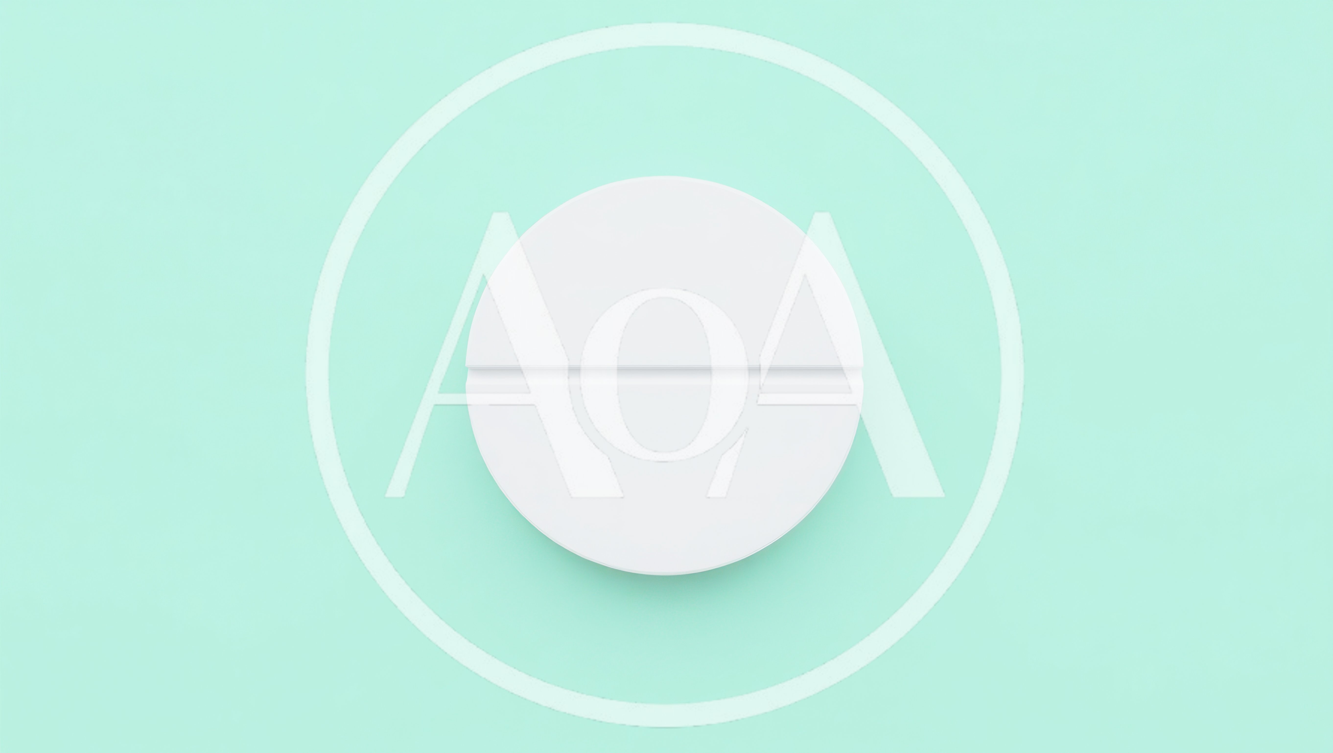 White Medical Pill On Pastel Green Background