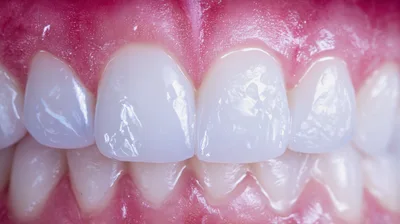 Close Up Of Human Teeth And Gums
