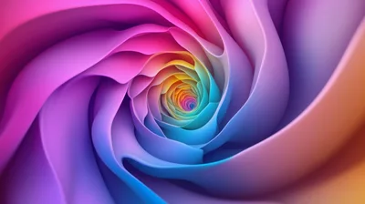 Abstract Colorful Spiral Tunnel Motion Background