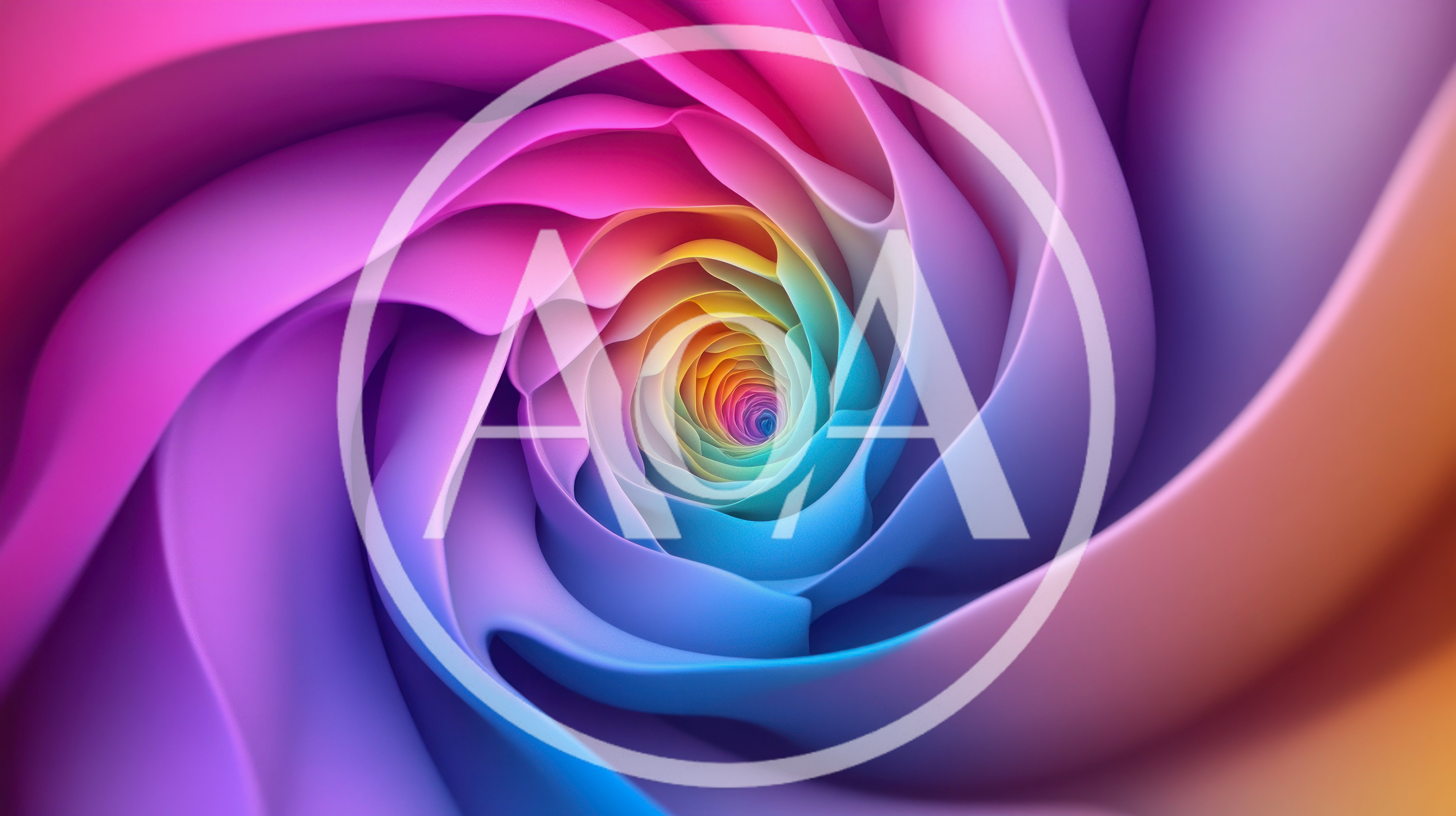 Abstract Colorful Spiral Tunnel Motion Background