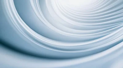 Abstract Blue Curved Architectural Structure Background