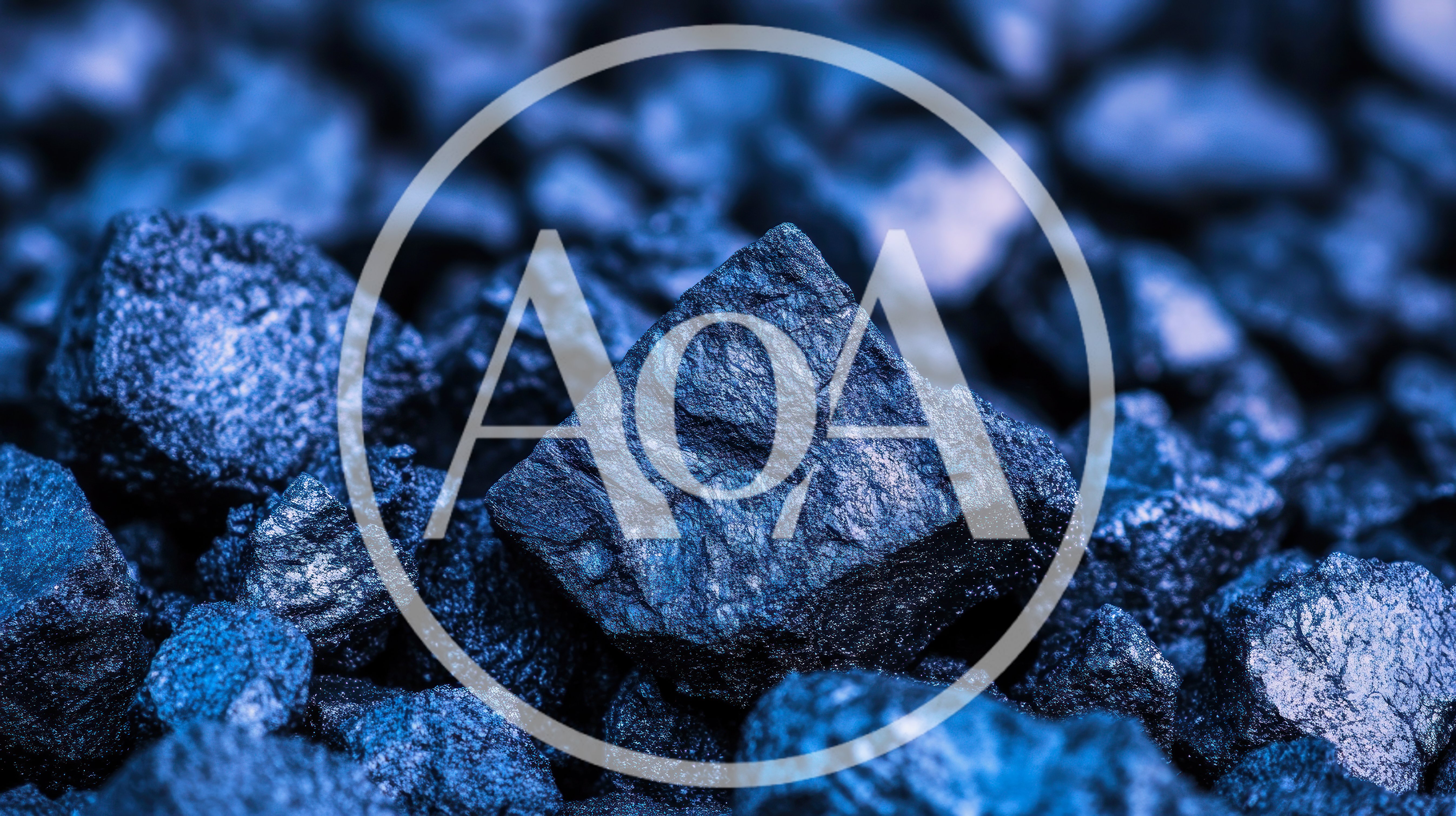 Close Up Of Raw Coal Rocks