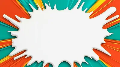 Comic Book Style Speech Bubble Background