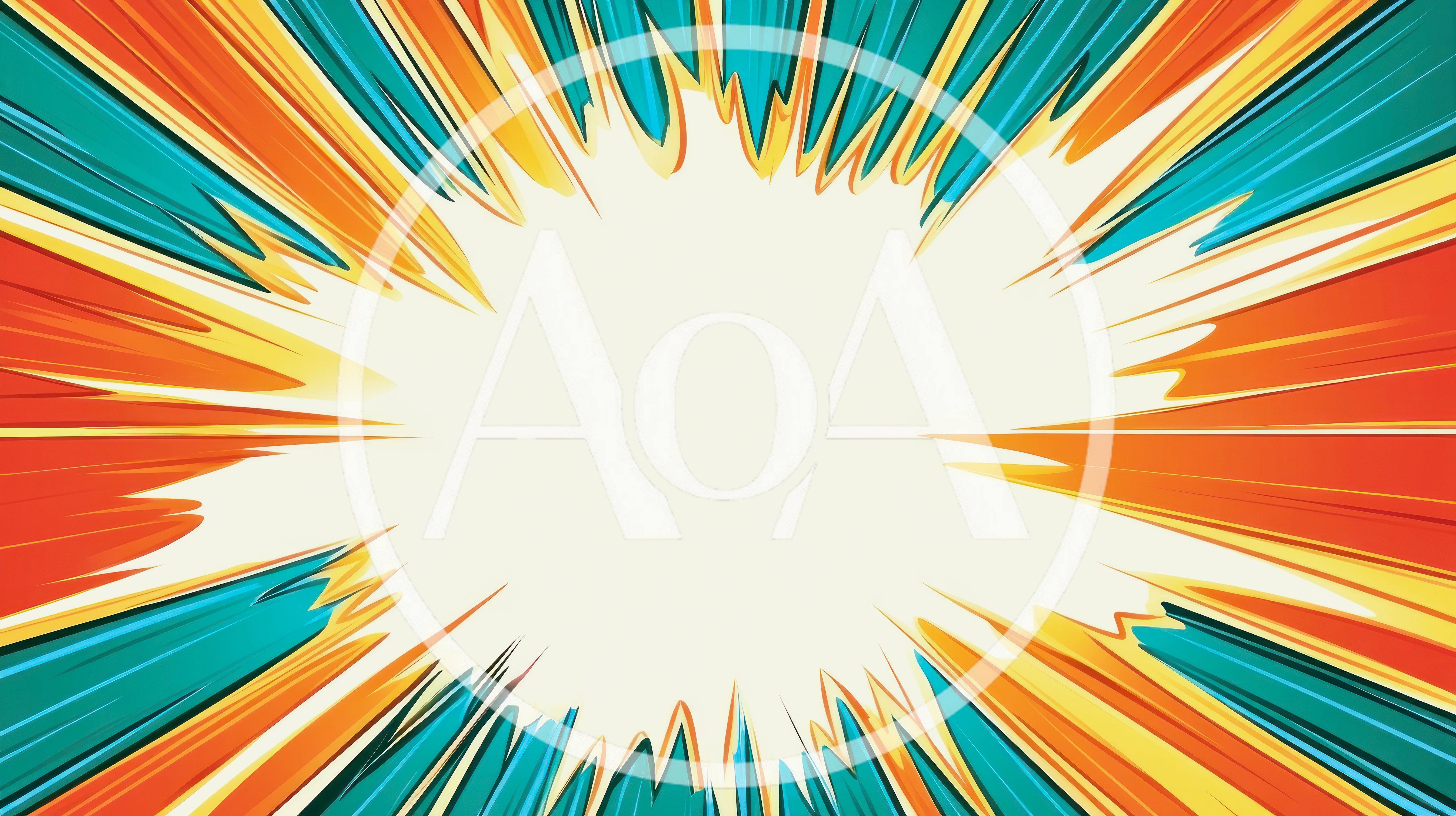 Comic Book Style Radial Action Background