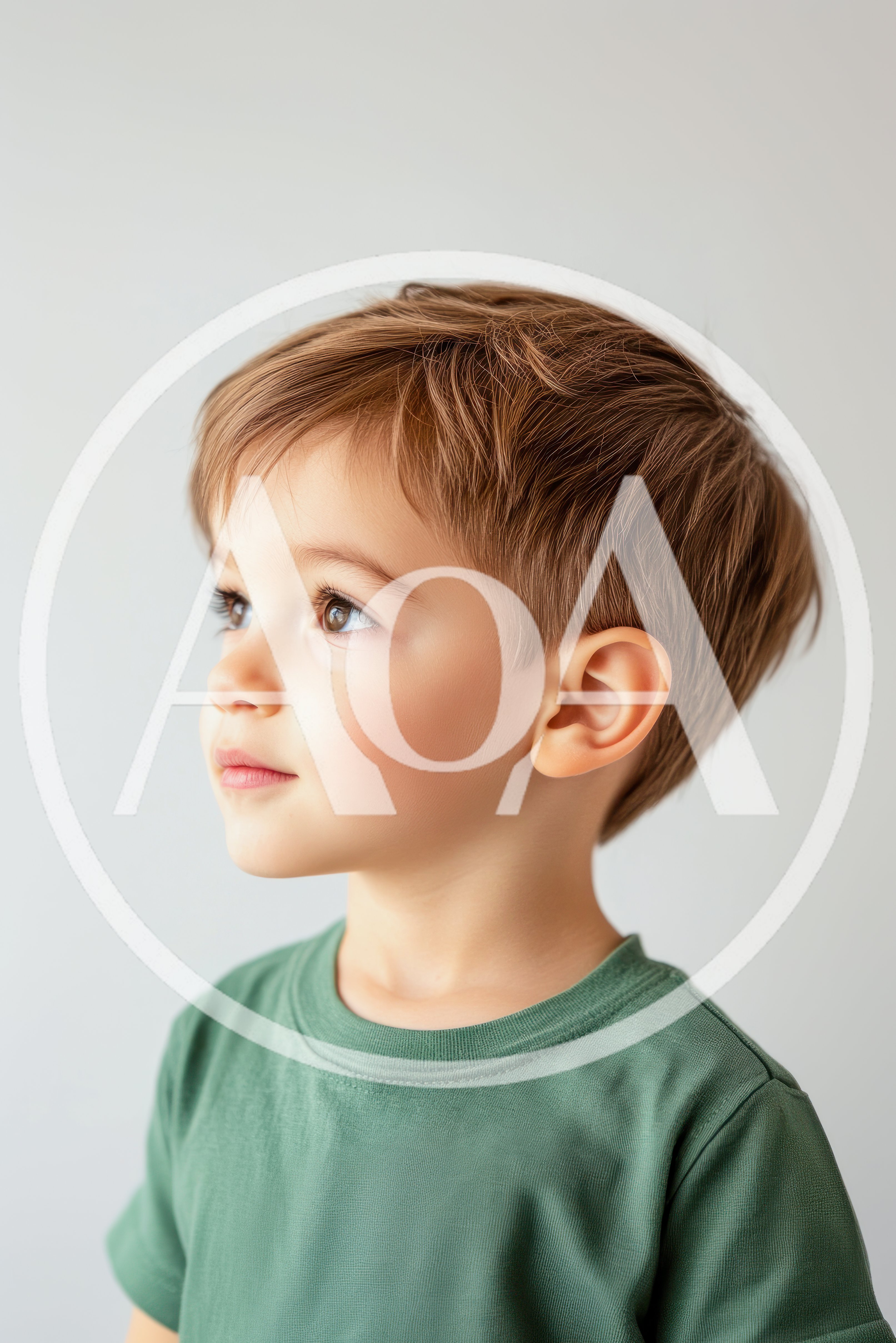 Portrait Of A Young Boy Looking Away