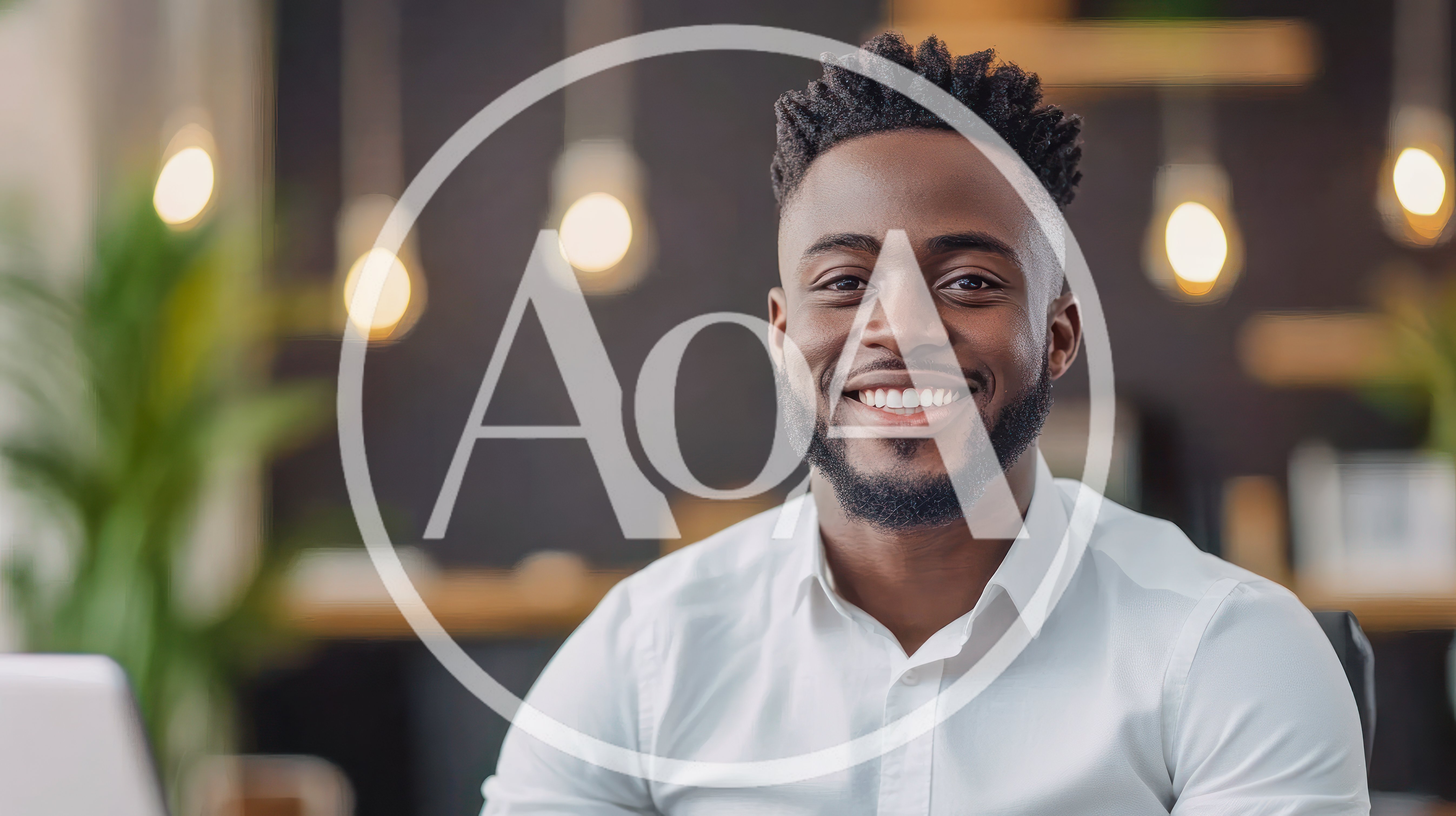 Smiling African American Professional Man In Office