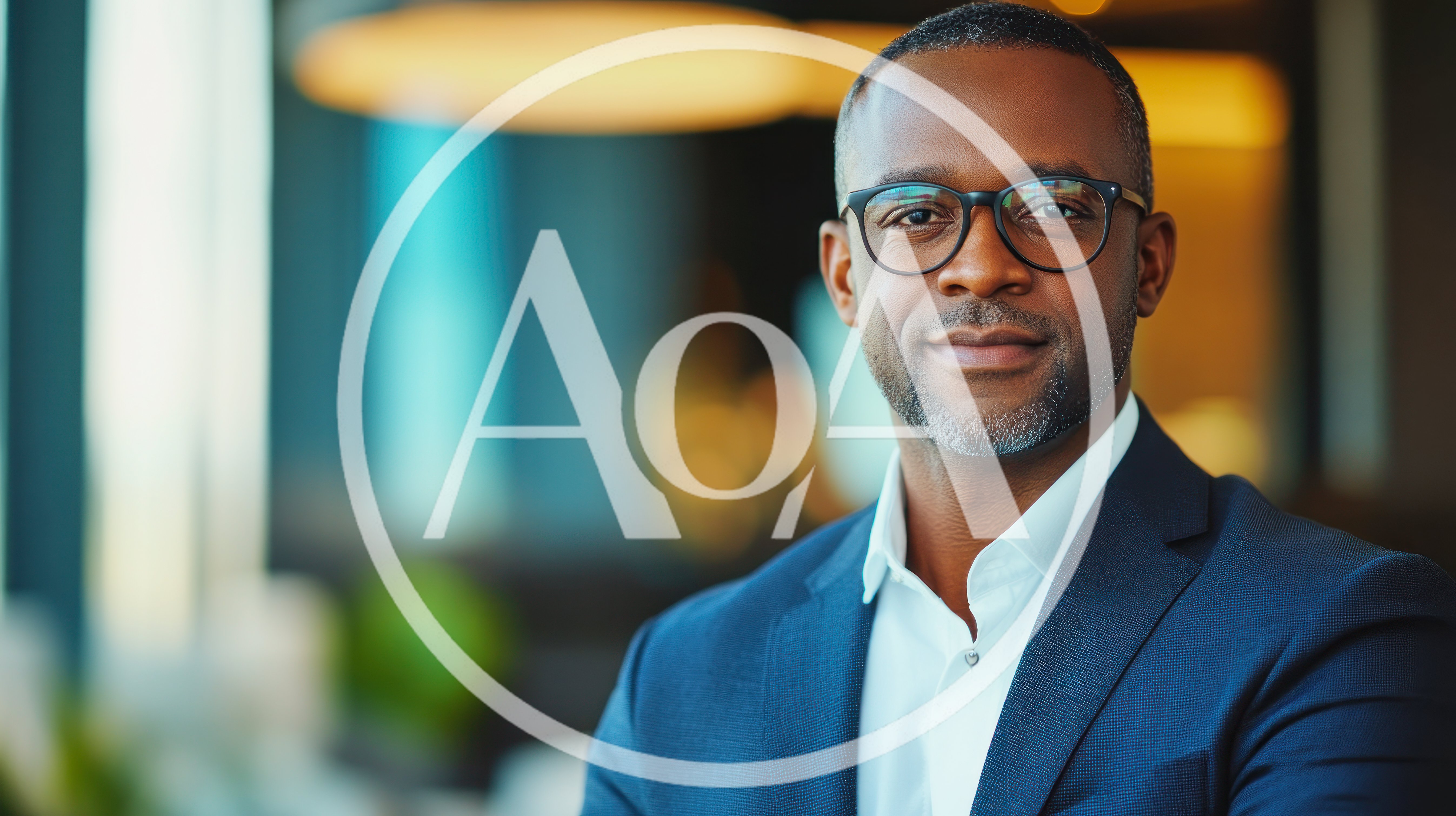 Professional African American Businessman In A Modern Office