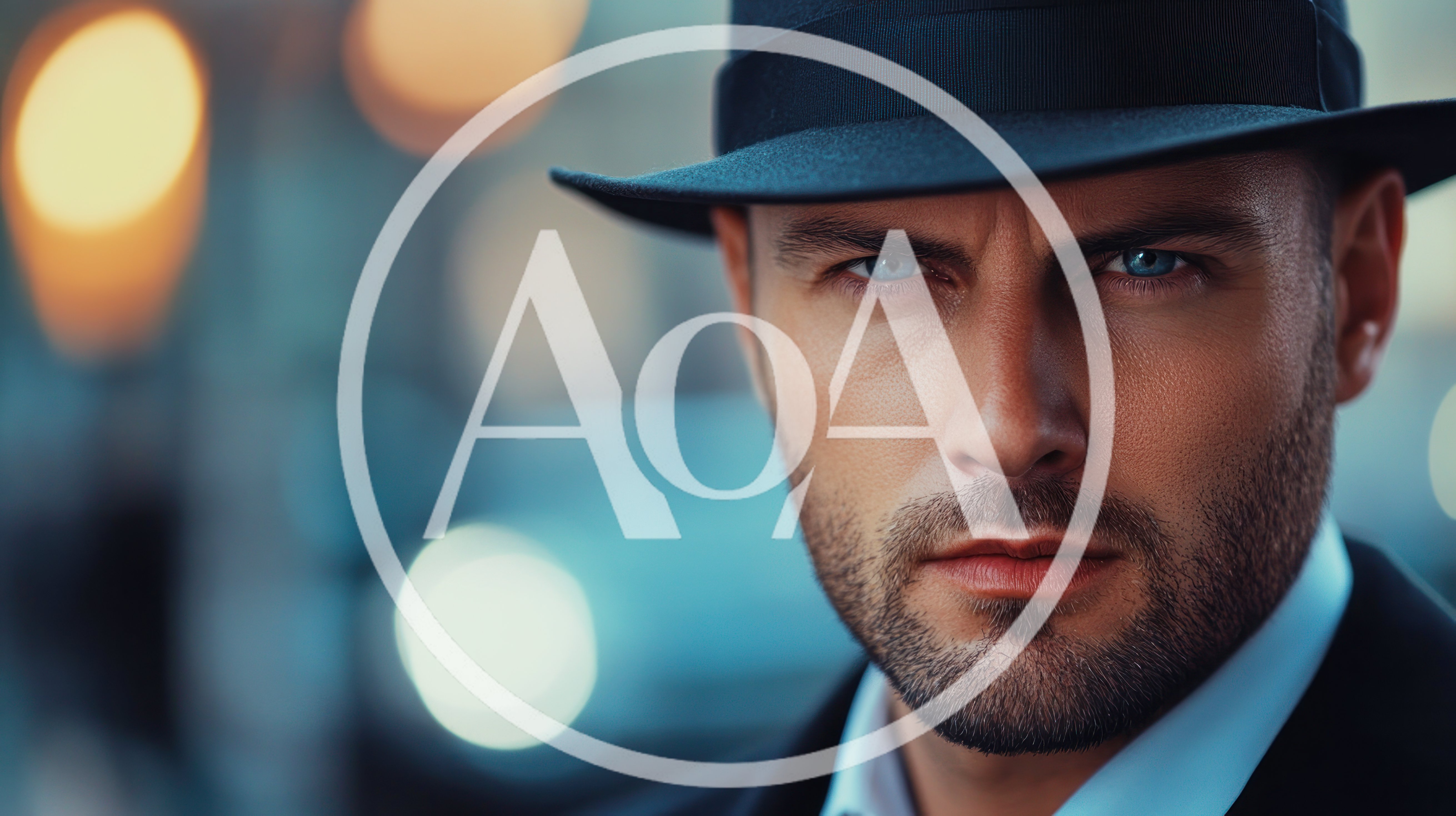 Portrait Of A Sophisticated Man In A Fedora