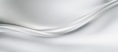 Abstract Smooth White Silk Fabric Waves