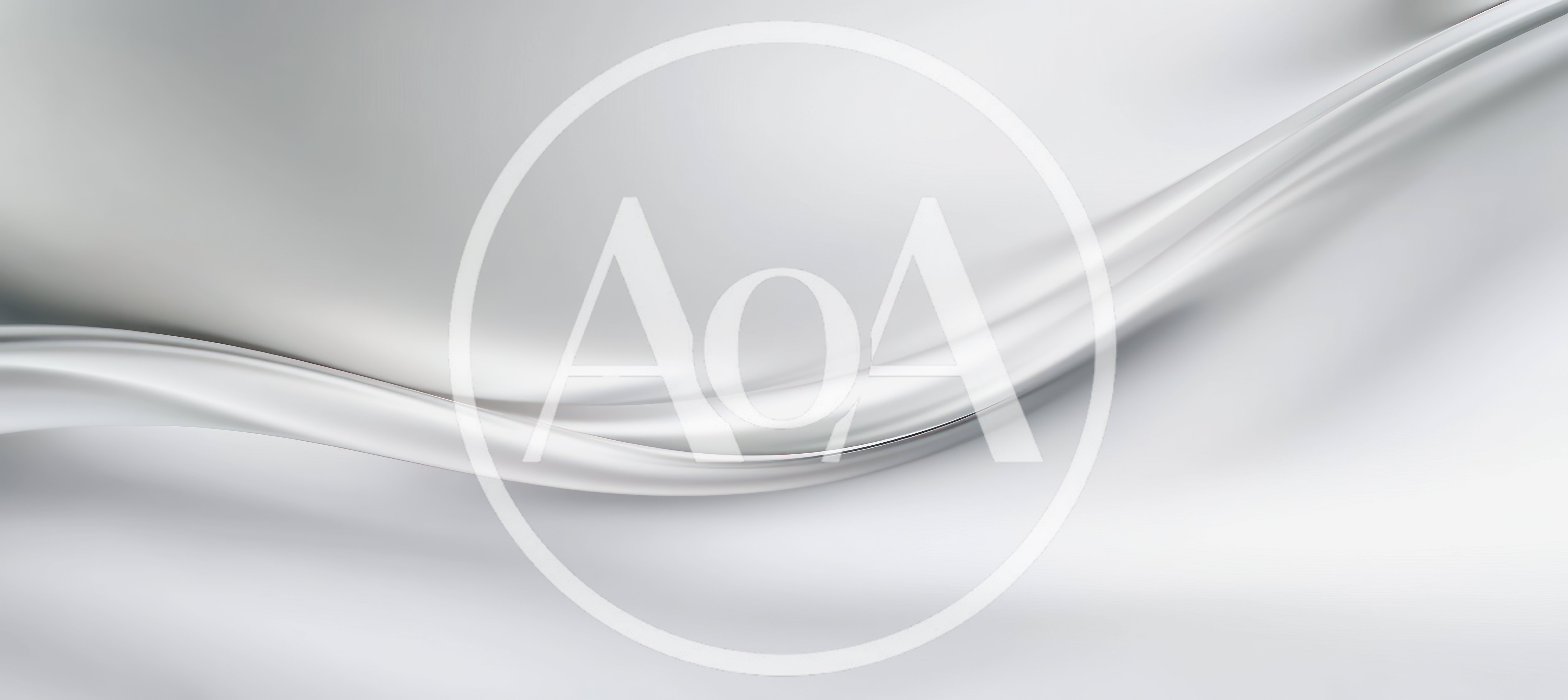 Abstract Smooth White Silk Fabric Waves