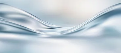 Abstract Liquid Silver Wave Background
