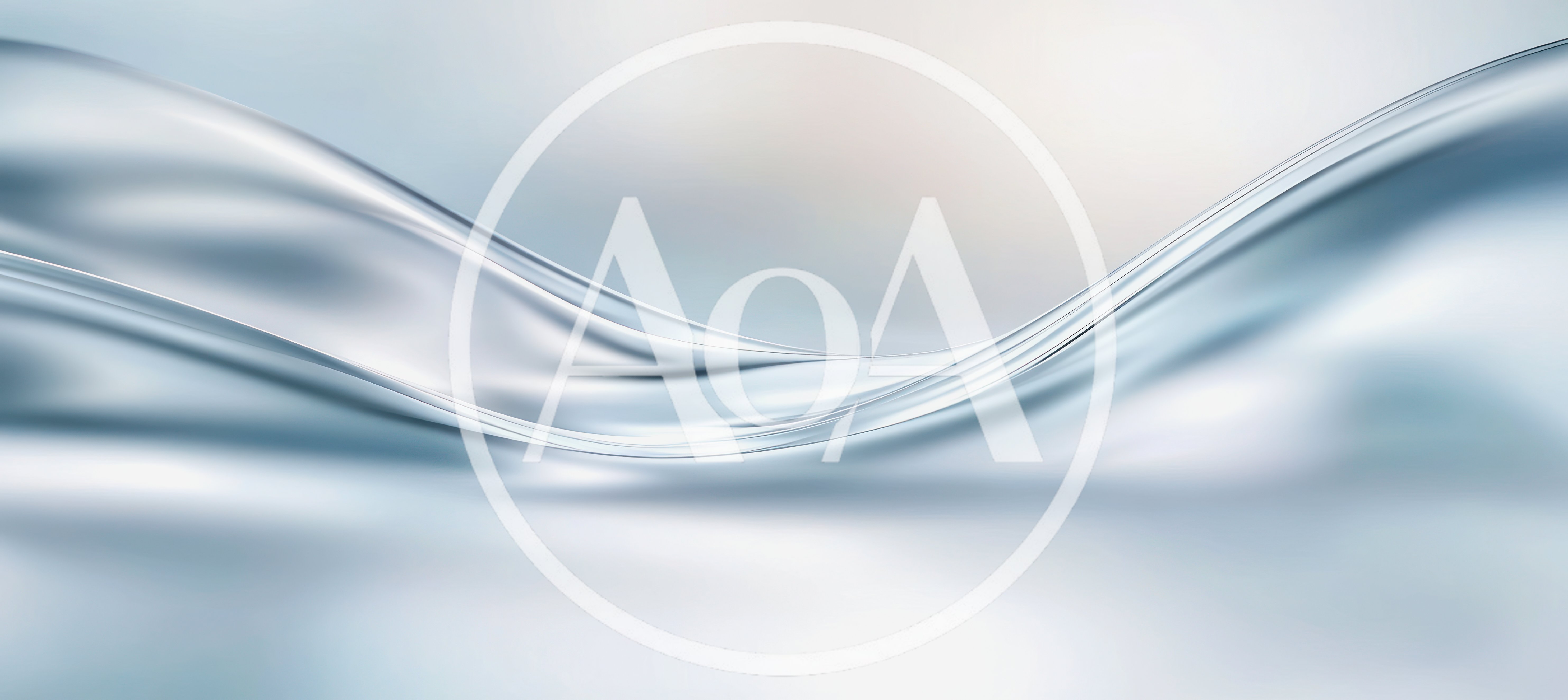 Abstract Liquid Silver Wave Background