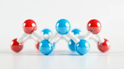 3D Molecular Structure Model Of Chemical Compound
