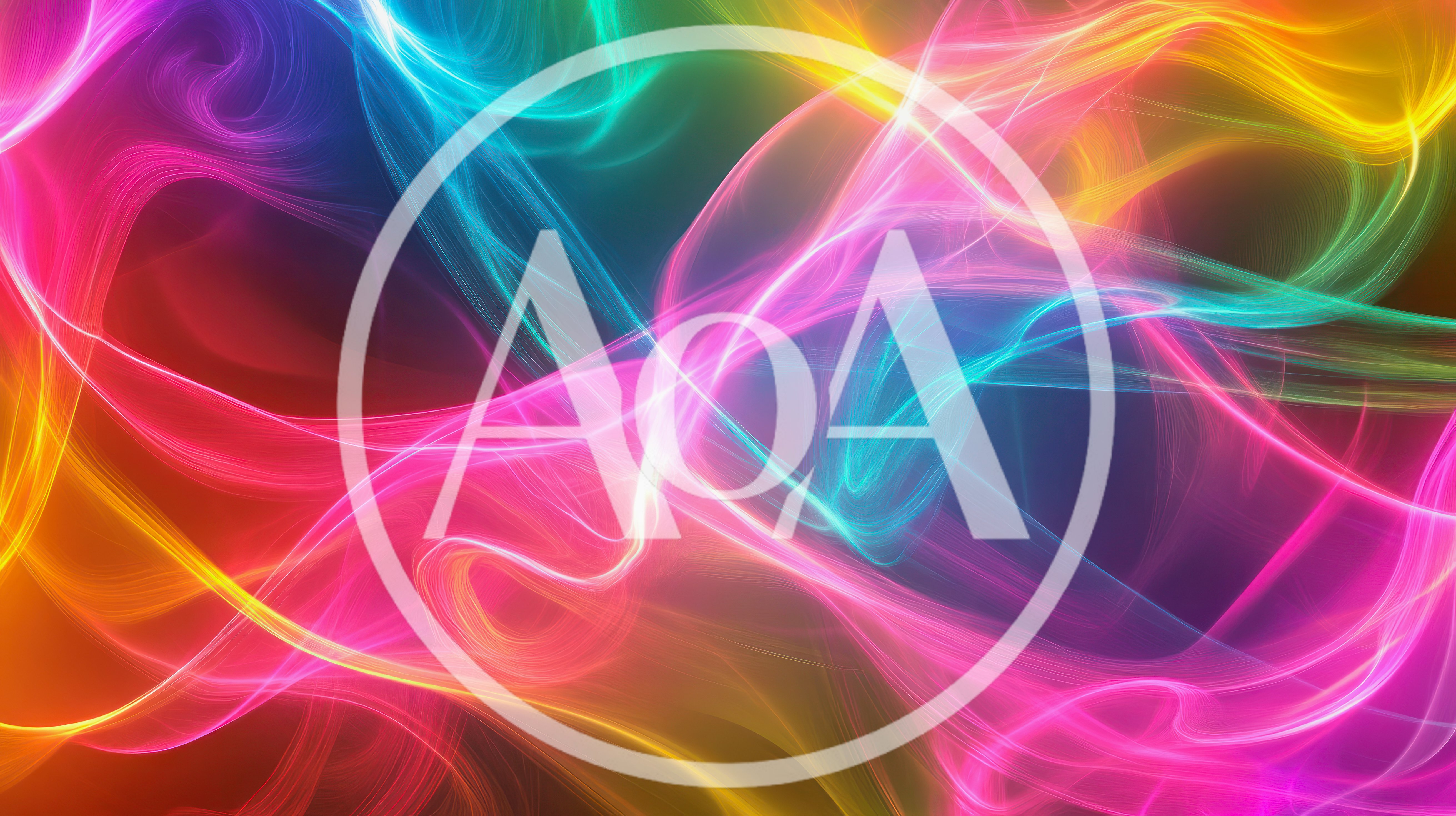 Abstract Colorful Smoke Swirls Background
