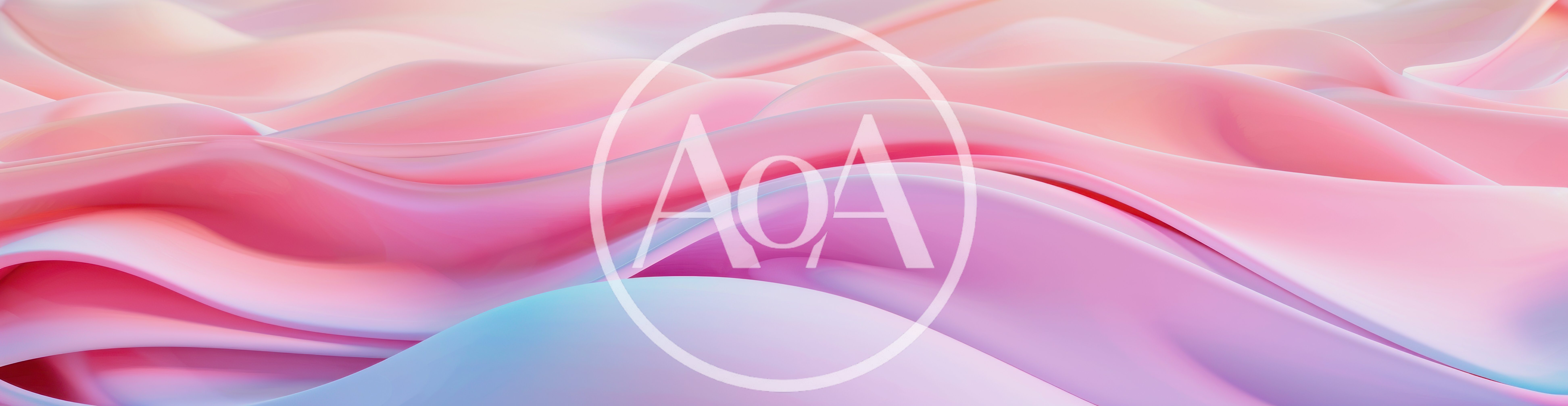 Abstract Flowing Pink And Purple Silk Waves