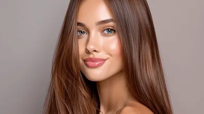 Beautiful Young Woman Smiling At The Camera