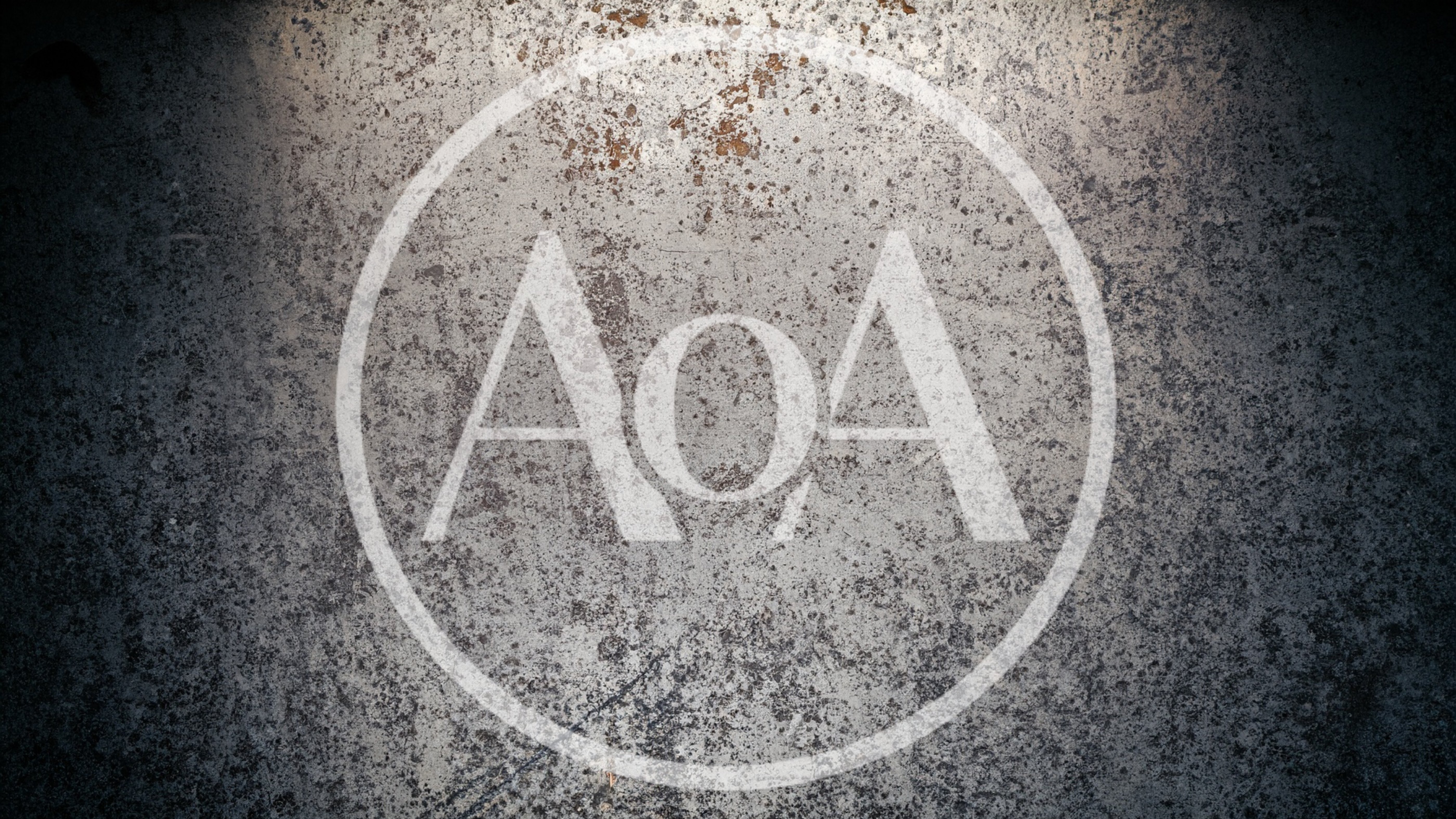 Grungy Distressed Metal Surface With Spotlight Texture