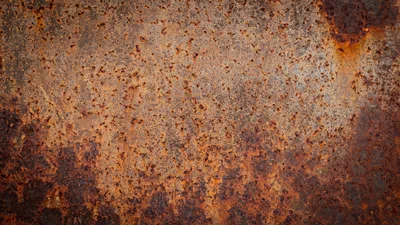 Weathered Metal Surface With Heavy Rust Texture