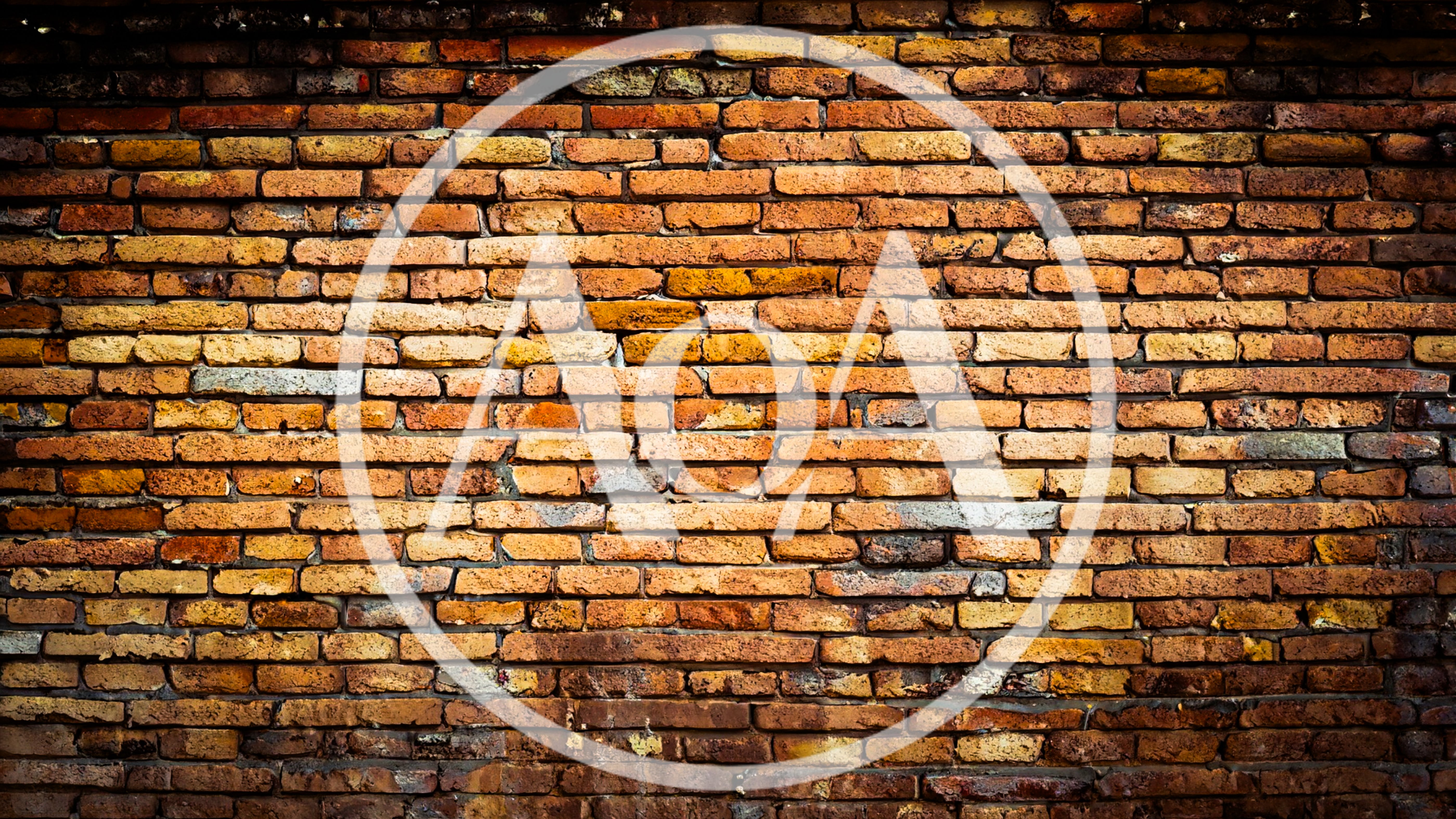 Weathered Red Brick Wall Texture Background