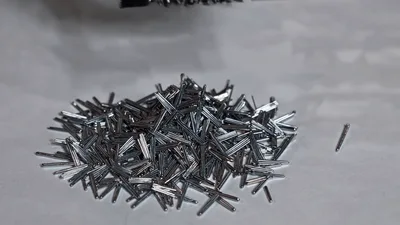 Magnet Picking Up Small Metal Pins