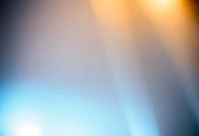 Abstract Light Leak Background With Blue And Orange Tones