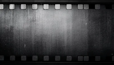 Vintage Black And White Film Strip Frame Texture