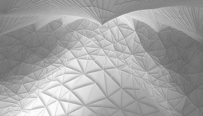 Abstract Geometric White Polygonal Surface Background