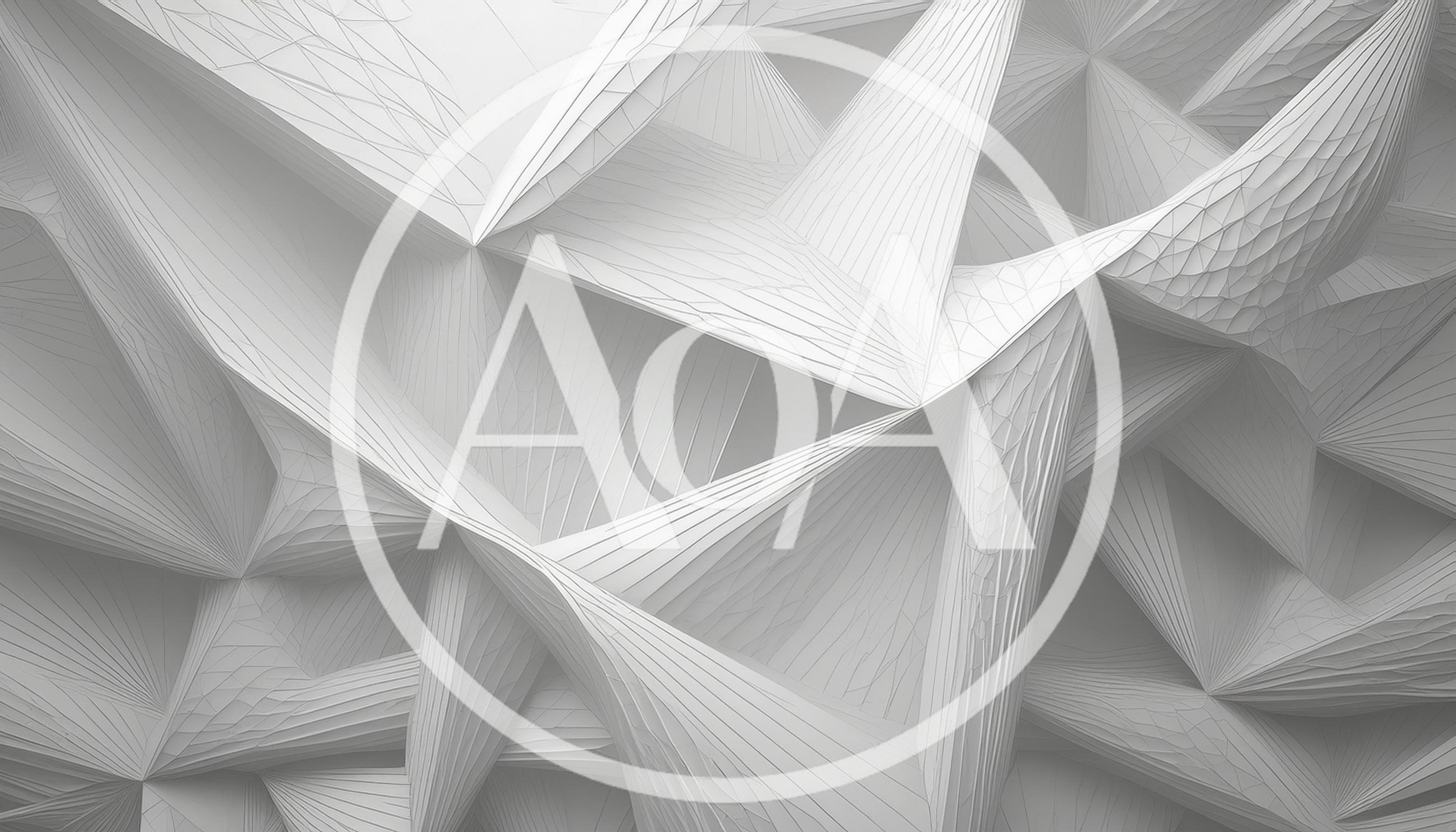 Abstract White Geometric Architectural Structure Background