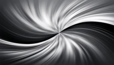 Abstract Monochrome Swirling Radial Motion Background