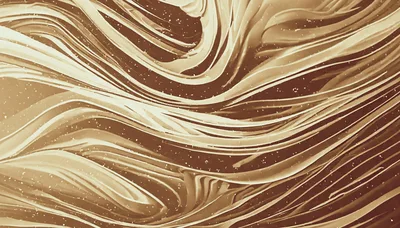 Abstract Swirling Liquid Caramel Texture Background