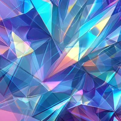 Abstract Geometric Crystal Prism Background