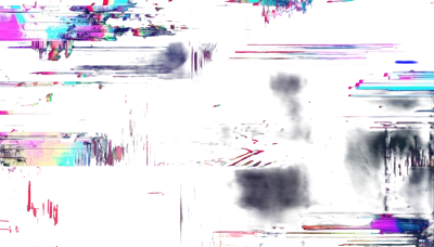 Abstract Digital Glitch Art With Distorted Pixelated Textures