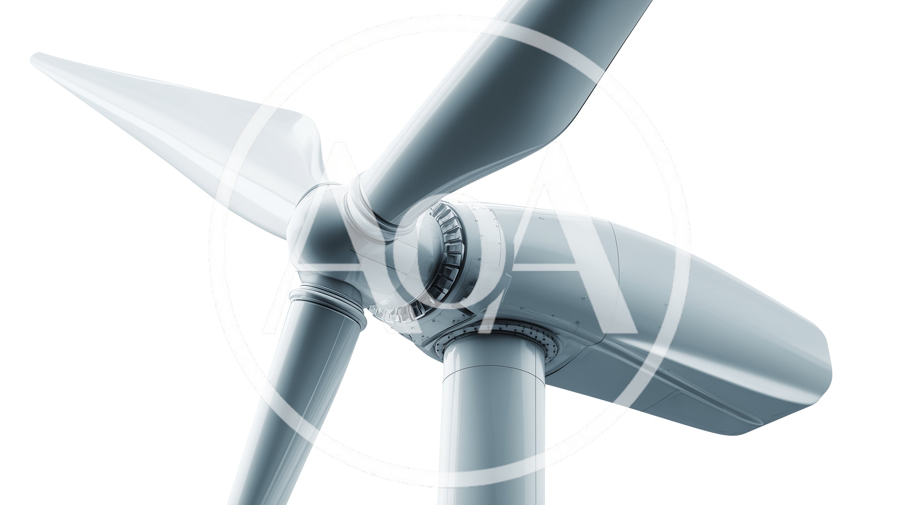 Close Up Of A Modern Wind Turbine Nacelle