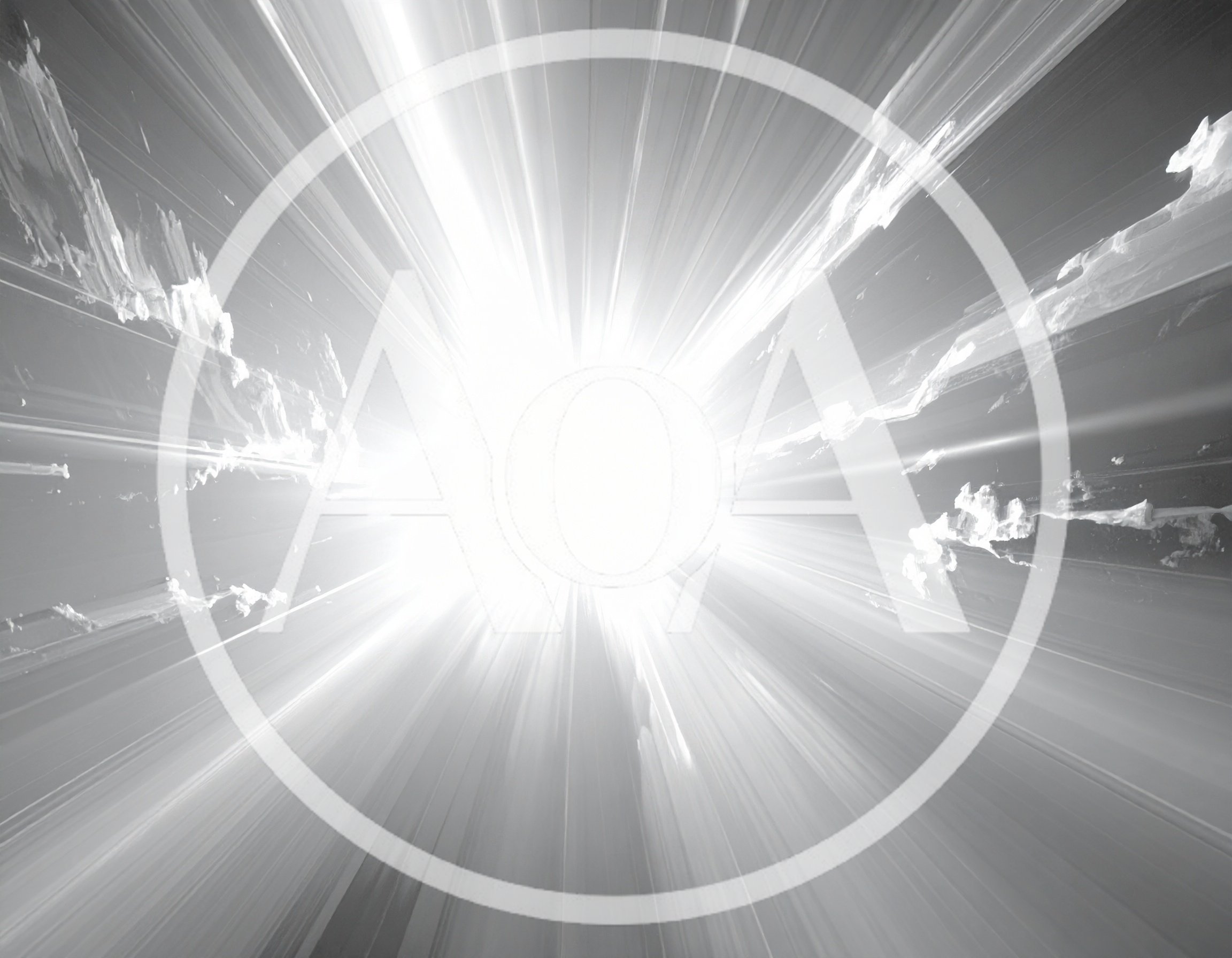 Abstract Bright Light Burst With Streaking Cloud Effects