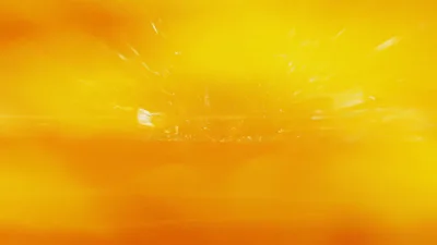 Orange Liquid Splash With Ripples