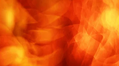 Abstract Blurred Orange And Yellow Light Background