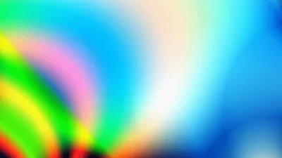 Abstract Rainbow Light Leak Overlay Effect
