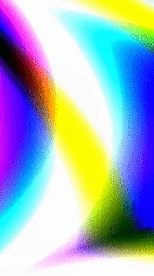 Abstract Neon Light Waves Flowing In Vertical Motion