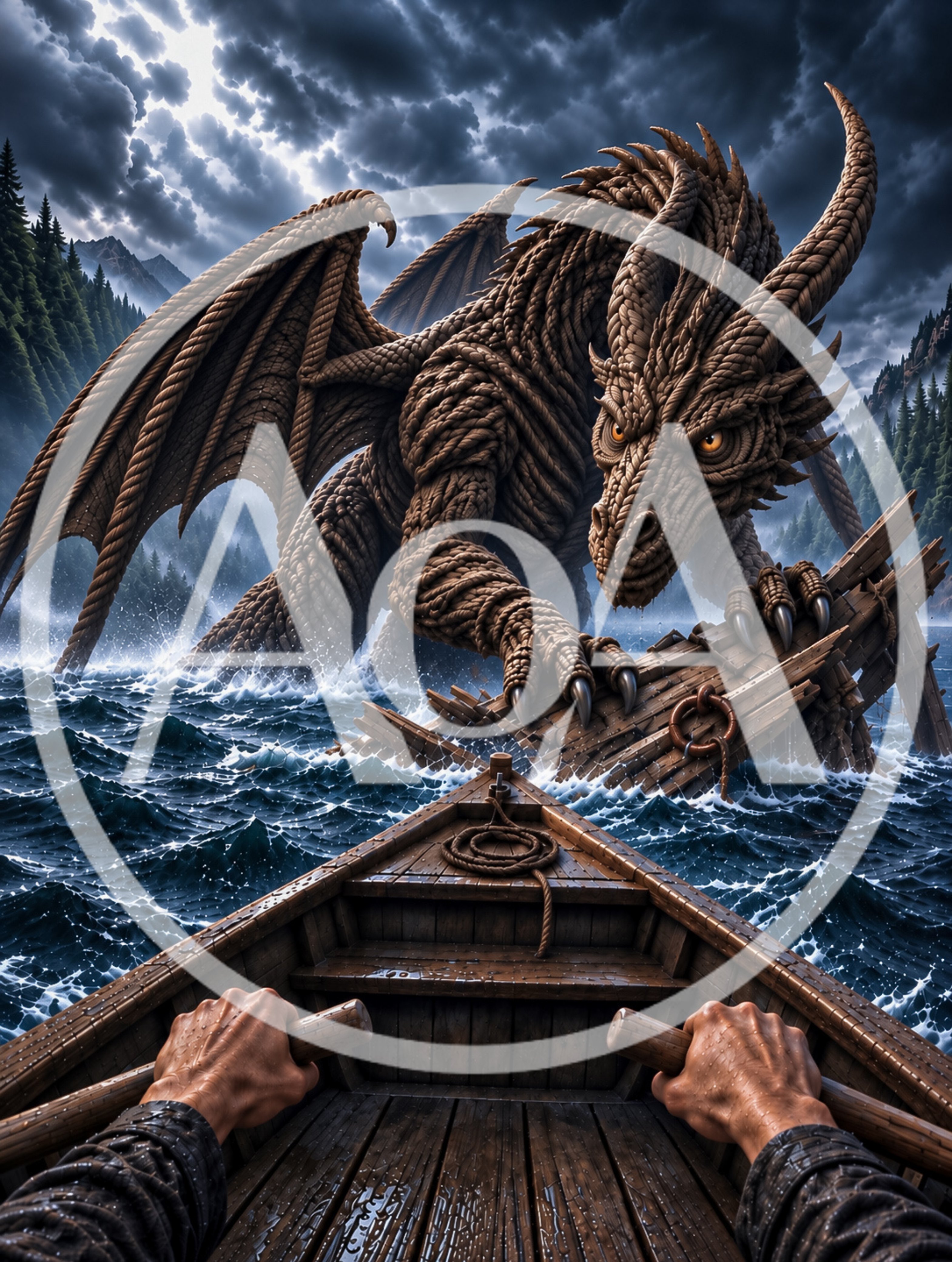 First Person View Of A Dragon Attacking A Ship