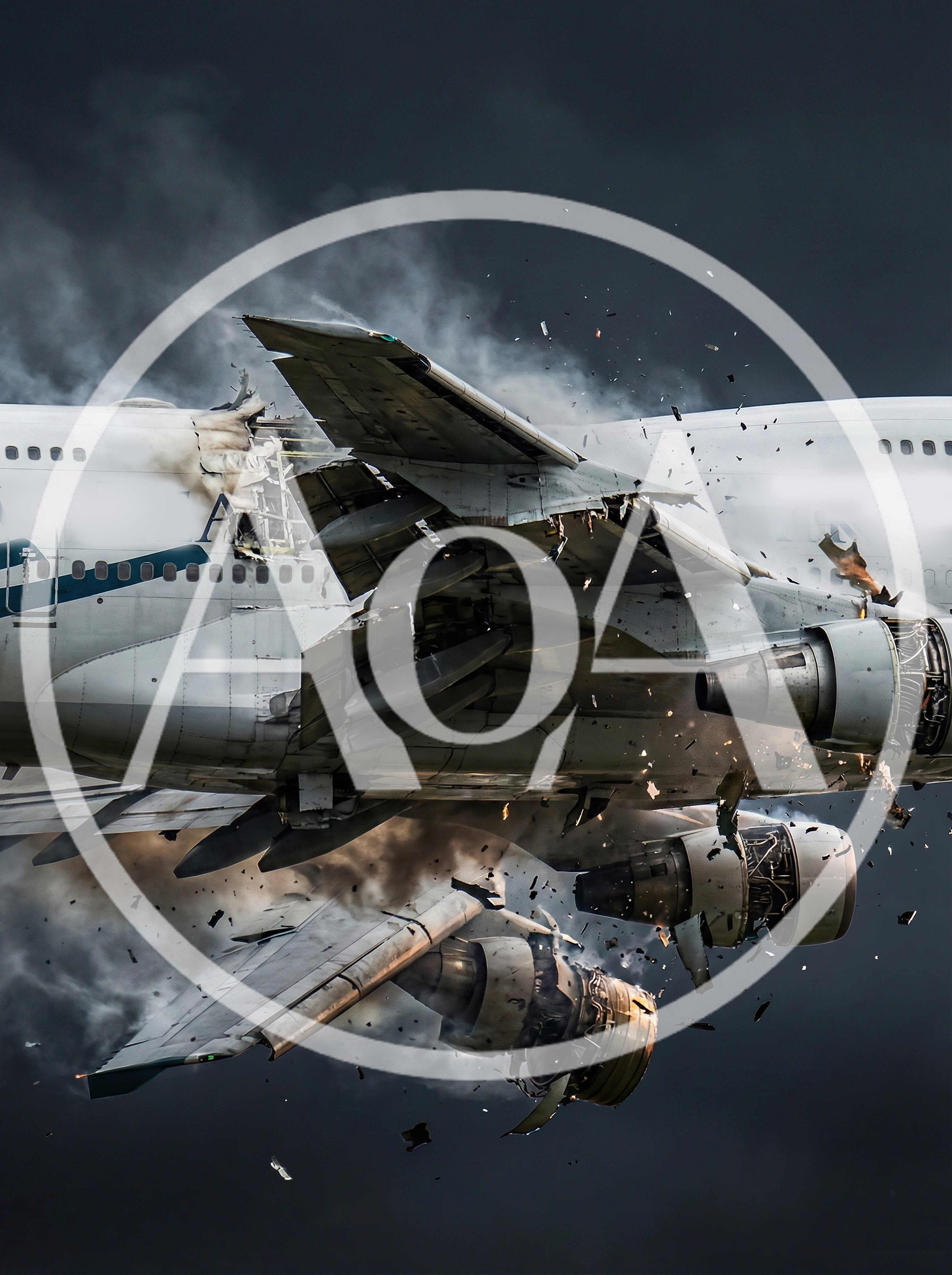 Catastrophic Mid Air Collision Of Two Large Passenger Jets