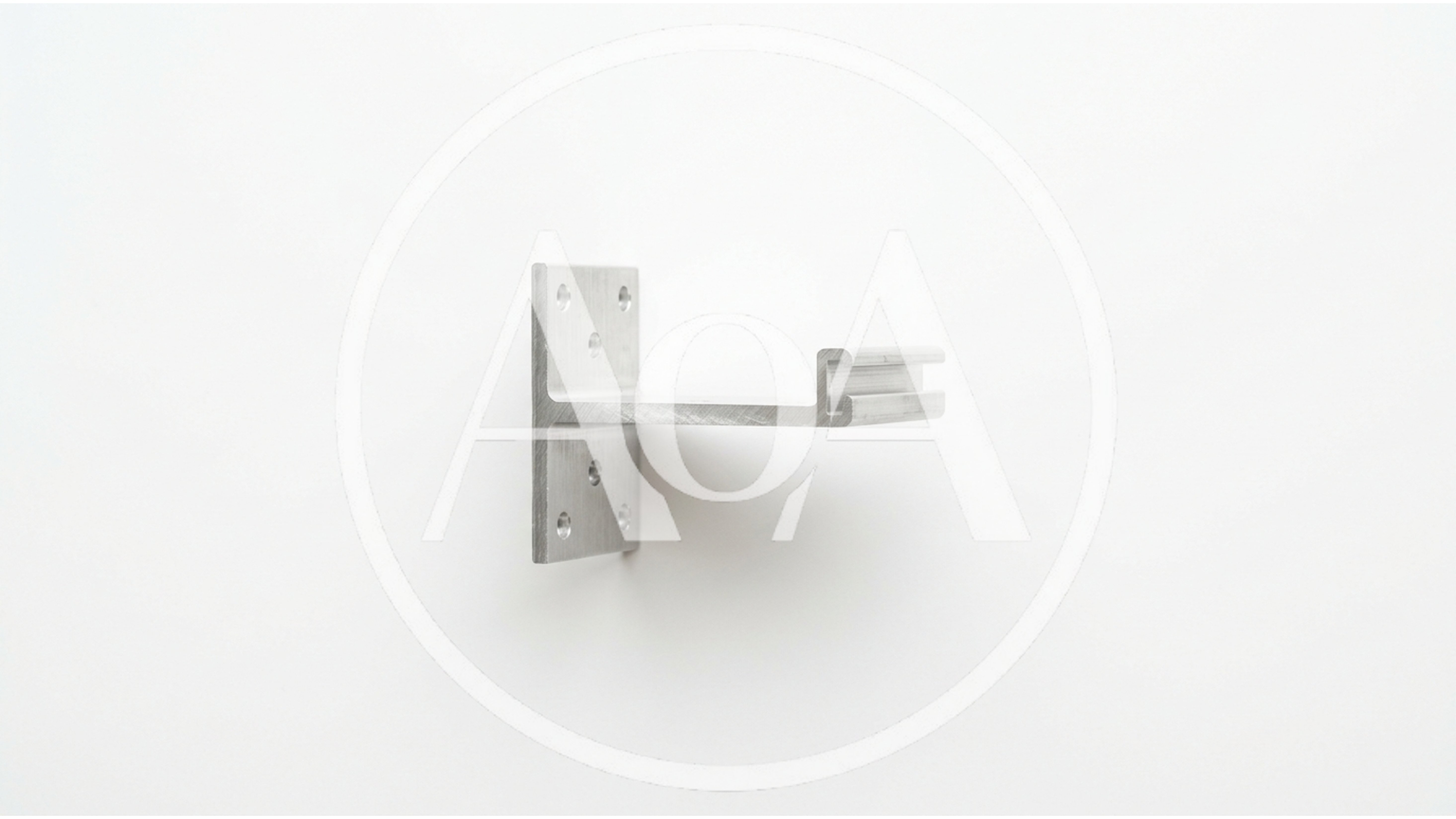 Aluminum Wall Mount Bracket For Industrial Shelving