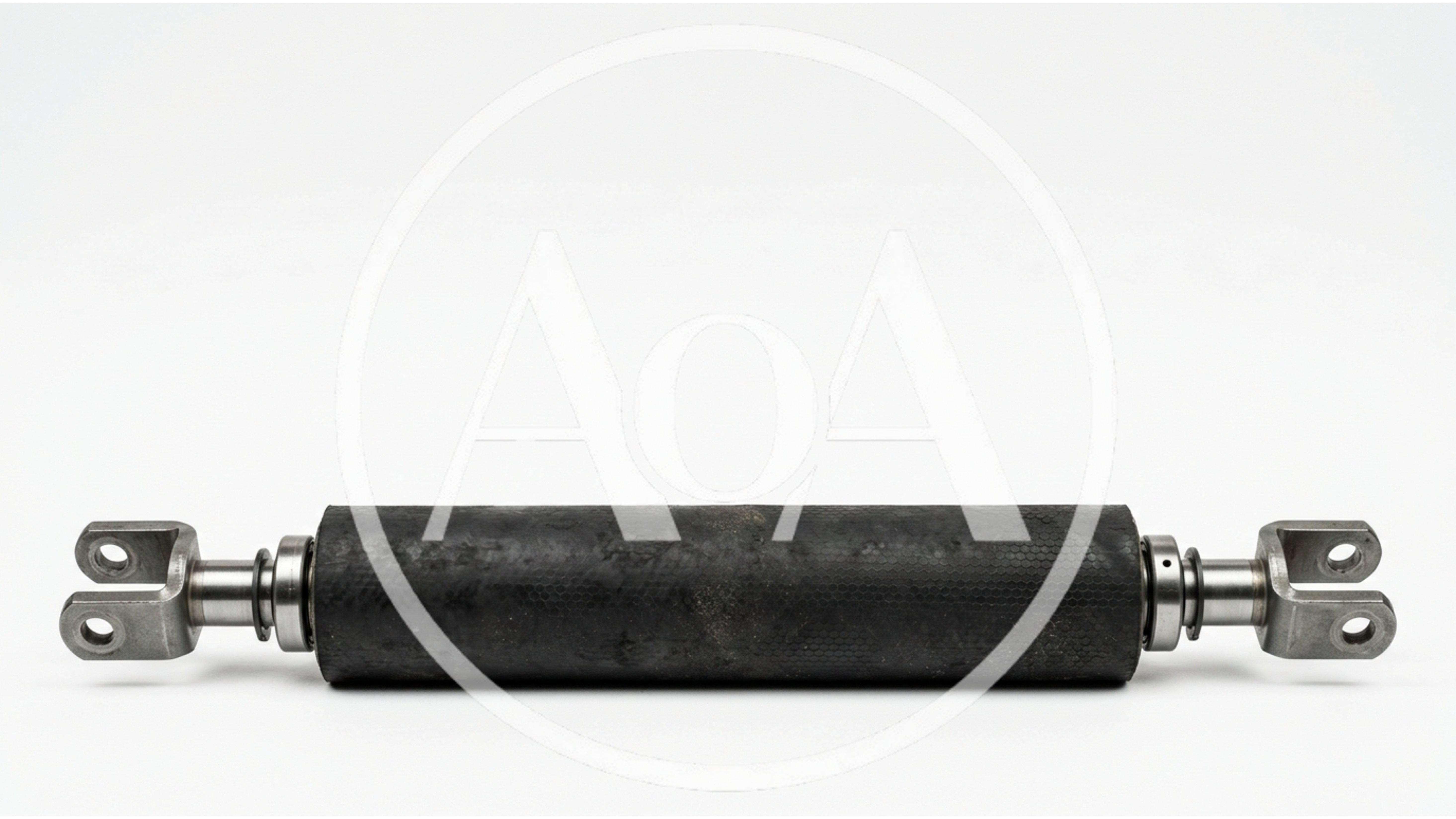 Industrial Rubber Roller With Metal Clevis Ends