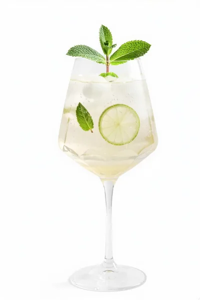 Refreshing Mojito Cocktail With Lime And Mint