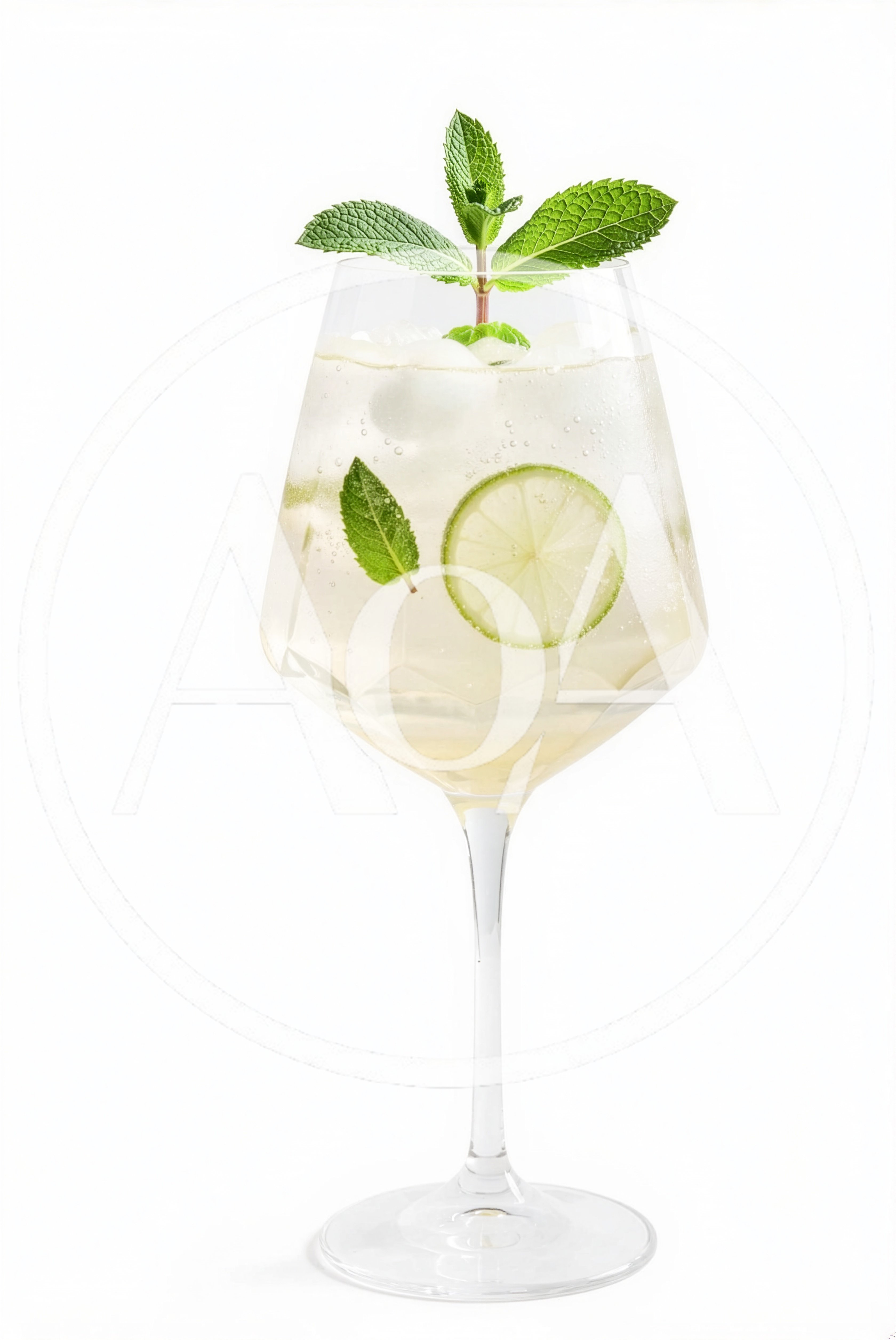 Refreshing Mojito Cocktail With Lime And Mint