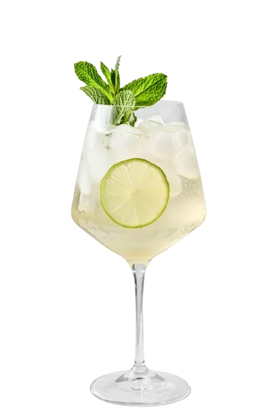 Refreshing Mojito Cocktail With Lime And Mint
