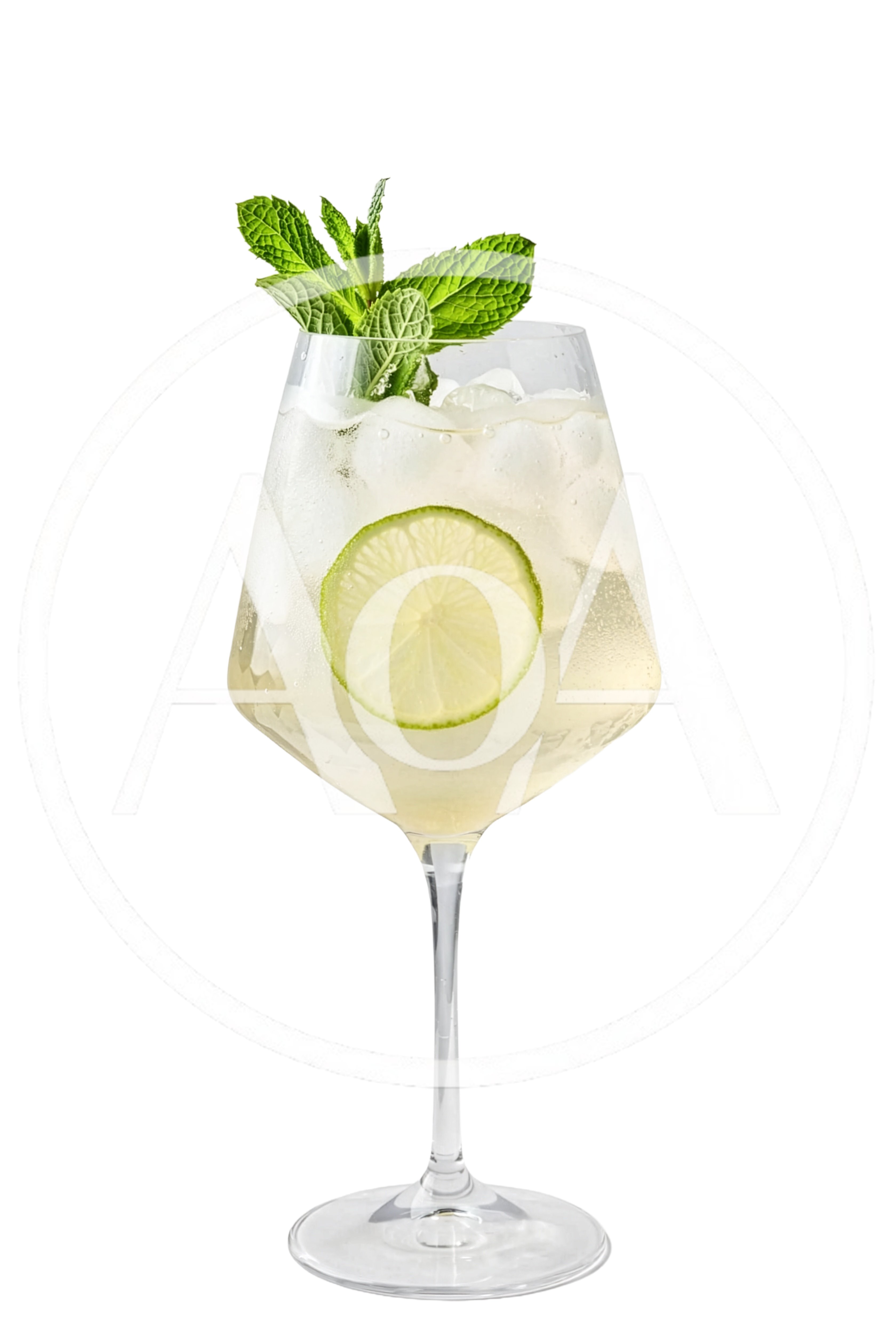 Refreshing Mojito Cocktail With Lime And Mint